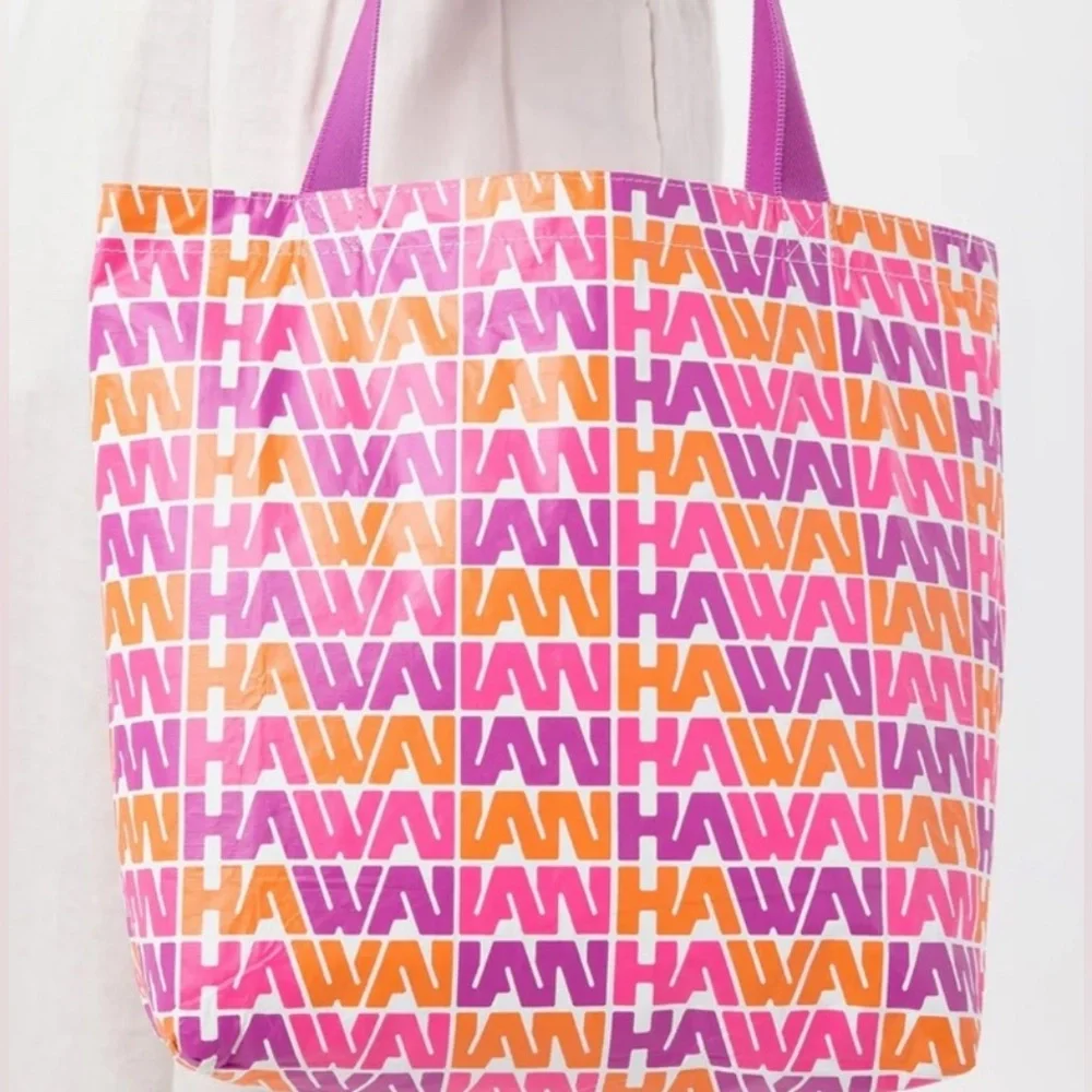 BNWT - ALOHA COLLECTION/HAWAIIAN AIRLINES LEI PUALANI REVERSIBLE TOTE 🌺✈️